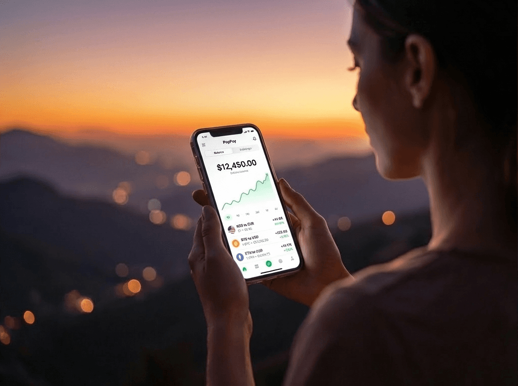 Businessman looking at city